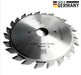 Striebig Split Score 120mm Diameter x 2.8mm -3.6mm Kerf x 20mm Bore Z=2x12Teeth X 12 deg Hook - MTS